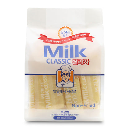 [PACK OF 3] Milk Classic Rice Crackers 240g 밀크 클래식 쌀과자 240g