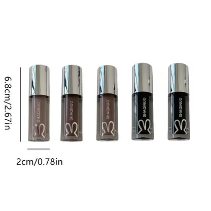 SHAQINUO Smoky Mirror Lip Glaze 5 Color 샤키누오 스모키 미러 립글레이즈 립글로스 5가지 색