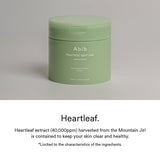 Abib Heartleaf spot pad 5.07 fl.oz. 150ml (80 pads) 아비브 어성초 스팟 패드 카밍터치 80매