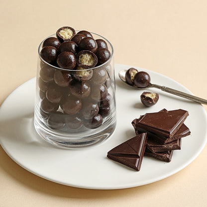 [PACK OF 3] DASHINSHOP It's CHOCO TIME 2 Flavor (Dark Cacao / Milk Chocolate) Protein Choco Ball 다신샵 초코할시간 2가지 맛 (다크카카오/밀크초코)