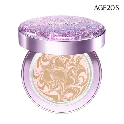 AGE20'S Shining Drops Edition New Original Essence Cover Pact Case + Refill 3EA 에이지투웨니스 샤이닝 드롭 에디션 뉴오리지널 에센스 커버 팩트 케이스 + 리필 3EA