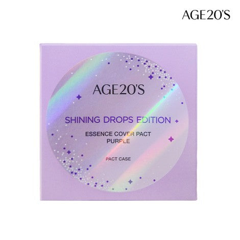 AGE20'S Shining Drops Edition New Original Essence Cover Pact Case + Refill 3EA 에이지투웨니스 샤이닝 드롭 에디션 뉴오리지널 에센스 커버 팩트 케이스 + 리필 3EA
