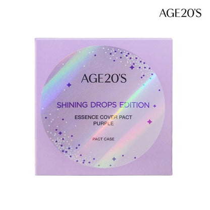 AGE20'S Shining Drops Edition New Original Essence Cover Pact Case + Refill 3EA 에이지투웨니스 샤이닝 드롭 에디션 뉴오리지널 에센스 커버 팩트 케이스 + 리필 3EA