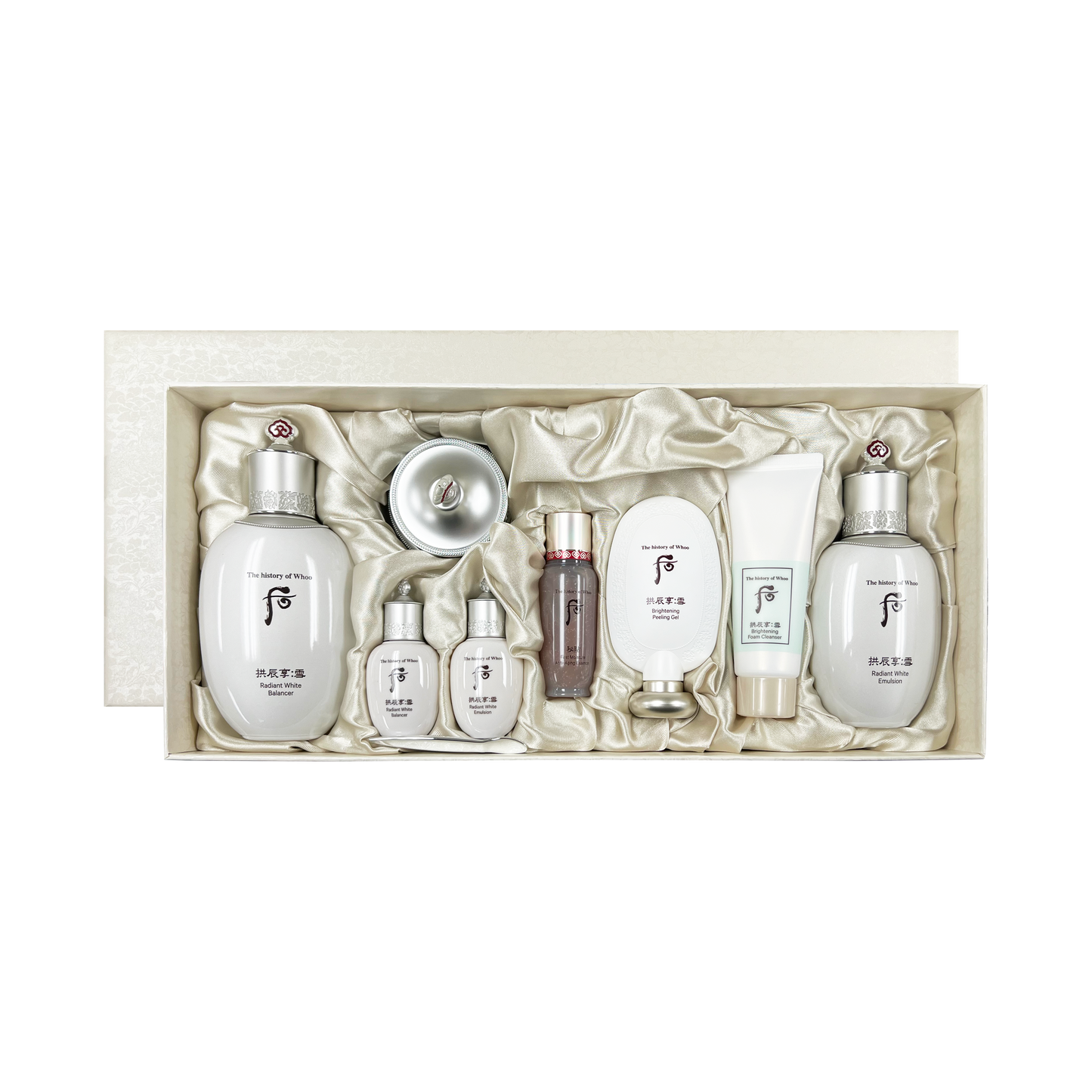 THE HISTORY OF WHOO Gongjinhyang Seol Radiant White 3pcs Set 더 후 공진향: 설 미백 3종 세트 (미백기능성화장품)