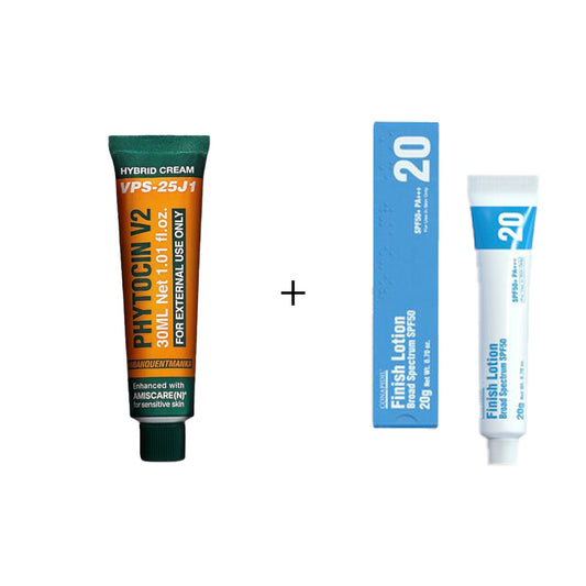 VGM PHYTOCIN V2 Hybrid Cream 30ml + CONAPIDIL Finish Lotion SPF50+ PA+++ 20g VGM 파이토신 V2 재생크림 30ml + 코나피딜 피니쉬 로션 SPF50+ PA+++ 20g