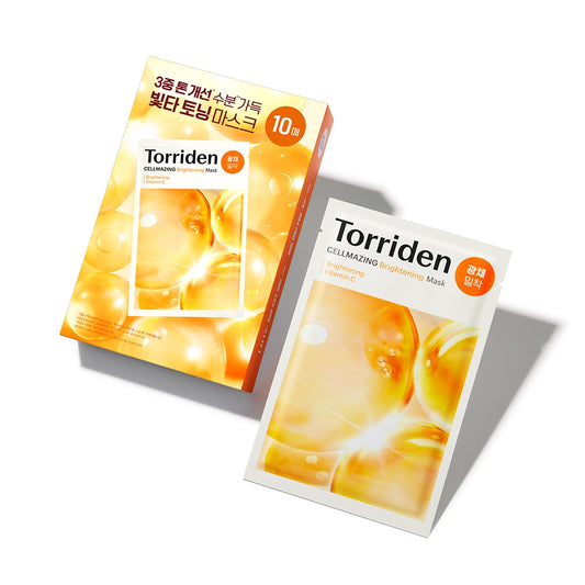Torriden CELLMAZING Vita C Brightening Mask 토리든 빛타토닝 셀메이징 비타C 브라이트닝 마스크