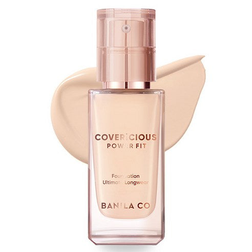 BANILA CO Covericious Power Fit Foundation SPF 45 PA++ 바닐라코 커버리셔스 파워 핏 파운데이션 SPF45 PA++ High-coverage Pore-blurring Lightweight semi-matte Long-wearing Foundation