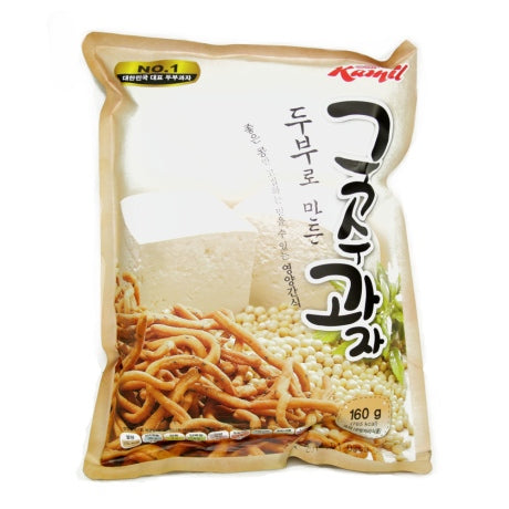 Kamil Food Tofu Noodle Snack 160g 카밀식품 두부로 만든 국수과자 160g