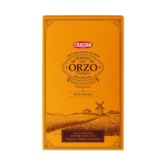 CRASTAN ORZO Biologico Coffee Substitute Made from Barley 크라스탄 유기농 오르조 보리로 만든 커피