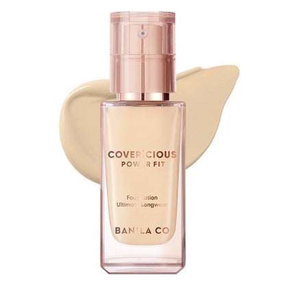 BANILA CO Covericious Power Fit Foundation SPF 45 PA++ 바닐라코 커버리셔스 파워 핏 파운데이션 SPF45 PA++ High-coverage Pore-blurring Lightweight semi-matte Long-wearing Foundation