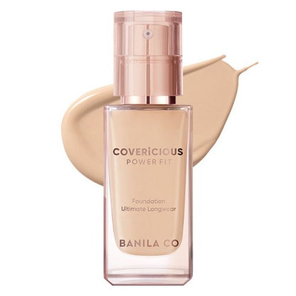 BANILA CO Covericious Power Fit Foundation SPF 45 PA++ 바닐라코 커버리셔스 파워 핏 파운데이션 SPF45 PA++ High-coverage Pore-blurring Lightweight semi-matte Long-wearing Foundation