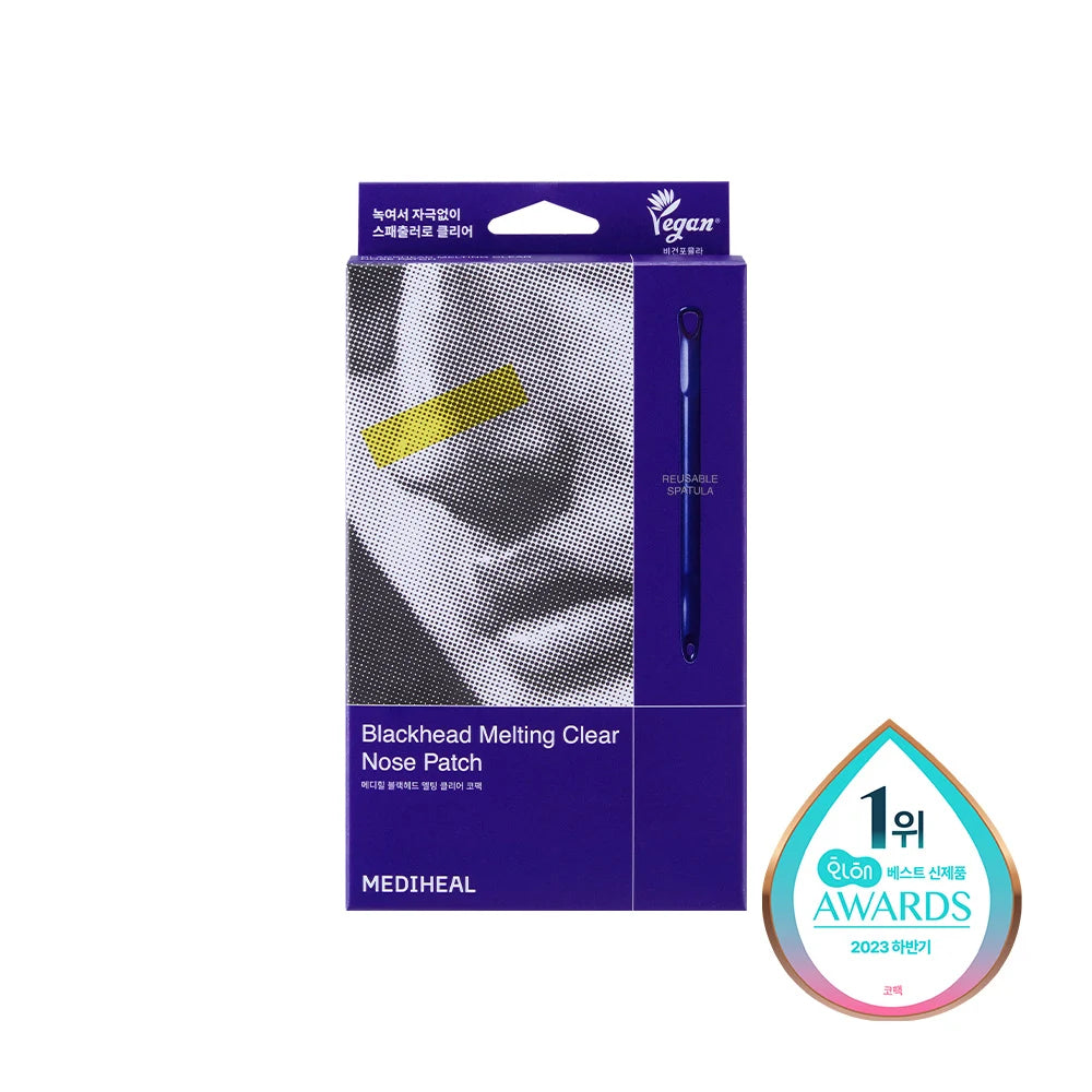 MEDIHEAL BLACKHEAD MELTING CLEAR NOSE PATCH 4EA 메디힐 블랙헤드 멜팅 클리어 코팩 4매