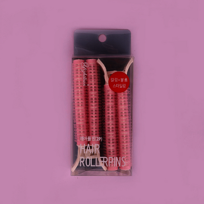 Volume Hair Clip Roller 2PCS Black / Pink 집게형 볼륨 헤어 집게 헤어롤 핀 2개입 컬링 + 볼륨 스타일링