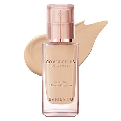 BANILA CO Covericious Power Fit Foundation SPF 45 PA++ 바닐라코 커버리셔스 파워 핏 파운데이션 SPF45 PA++ High-coverage Pore-blurring Lightweight semi-matte Long-wearing Foundation