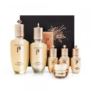 The history of Whoo Cheonyuldan Hwayul 3-Piece Set Ultimate Rejuvenating Radiance Lifting Care 더 히스토리 오브 후 천율단 화율 3종 세트