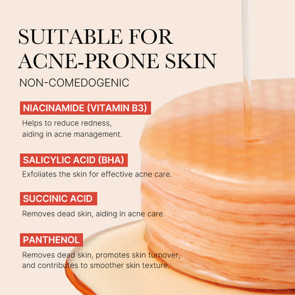 Medicube Red Succinic Acid Panthenol Pads 메디큐브 레드 석시닉 애씨드 패드 트러블개선