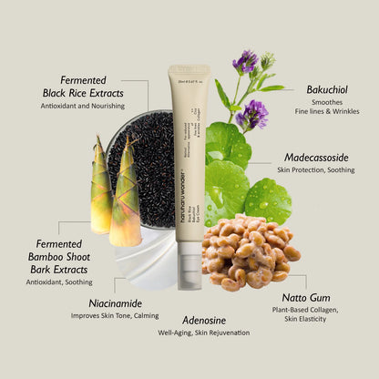 Haruharu Wonder Black Rice Bakuchiol Eye Cream (Unscented) 20ml 하루하루원더 블랙라이스 바쿠치올 아이크림 20ml
