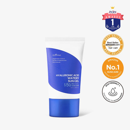 JM BO (watery sun gel, hyaluronic acid toner)