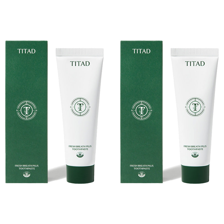 TITAD Fresh Breath Plus Toothpaste 100g 티타드 프레시 브레스 플러스 치약 100g 손태영 입냄새제거 치약 연예인치약 입냄새삭제치약 이민정치약