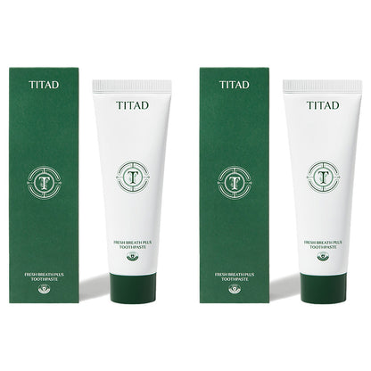TITAD Fresh Breath Plus Toothpaste 100g 티타드 프레시 브레스 플러스 치약 100g 손태영 입냄새제거 치약 연예인치약 입냄새삭제치약 이민정치약