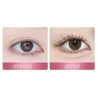 AMILIM Natural No Glue Cluster Eyelashes Brown Reusable Bulk 11mm Lightweight Fox-Eye Extension Effect 애미림 노글루 가닥손눈썹 브라운 11mm 여우디자인 여우속눈썹 속눈썹 대용량 재사용 가능