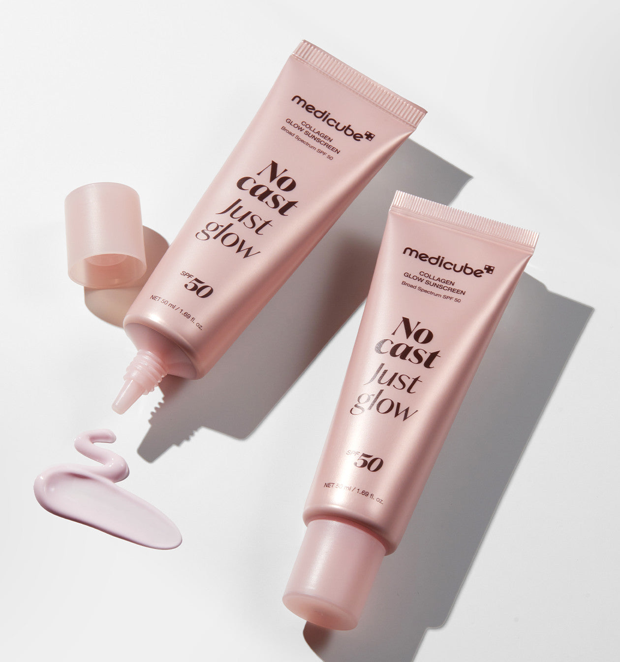Medicube Glow Collagen Sunscreen 50ml Broad Spectrum SPF 50 메디큐브 콜라겐 글로우 선크림 50ml Broad Spectrum SPF 50