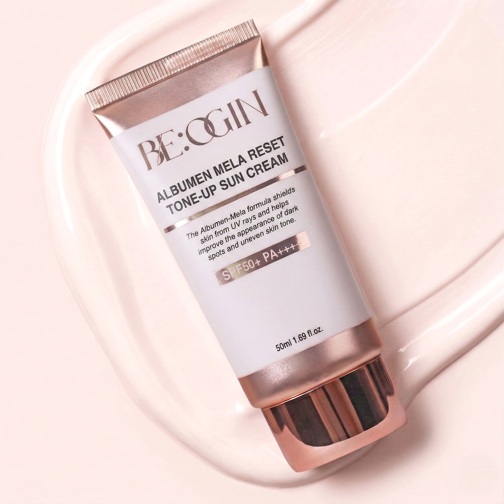 BE:OGIN Albumen Mela Reset Tone-Up Sun Cream SPF50+ PA++++ 50ml 비오진 알부민멜라 리셋 톤업 선크림 SPF50+ PA++++ 50ml