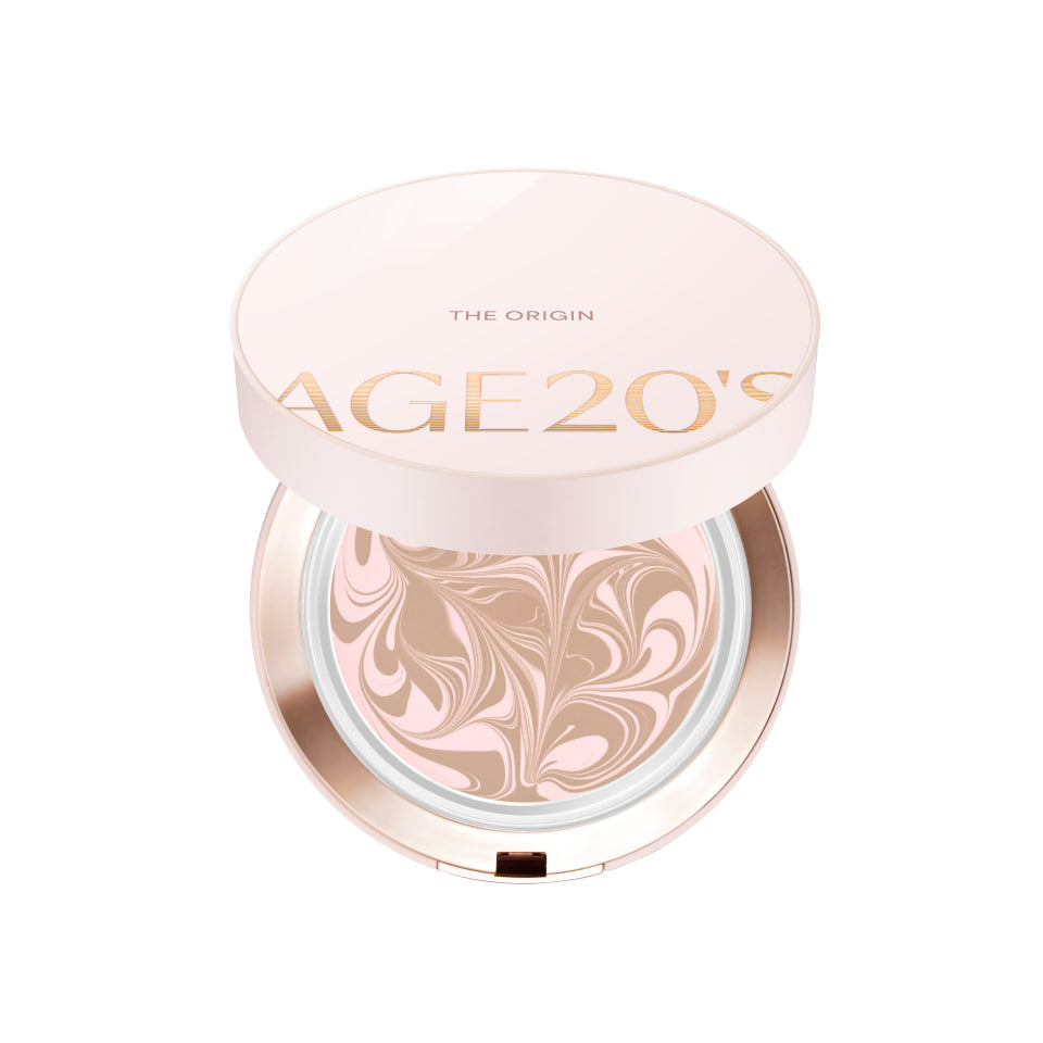 AGE 20’s The Origin Tone Curation Essence Pact SPF50+ PA+++ 에이지 투웨니스 디오리진 에센스 팩트 기획세트 (본품+리필)