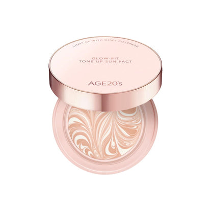 AGE 20's [Oh, Lolly EDITION] AGE 20’s Glow-Fit Tone Up Sun Pact 12.5g SPF50+ PA++++ 에이지 투웨니스 [오롤리데이 에디션] 글로우핏 톤업 선팩트 12.5g SPF50+ PA++++