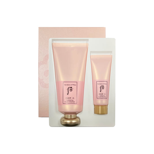 The history of Whoo Gongjinhyang : Soo Hydrating Foam Cleanser Special Set 180ml + 40ml 더 히스토리 오브 후 공진향 : 수 수연 폼 클렌져 스페셜 기획 180ml + 40ml