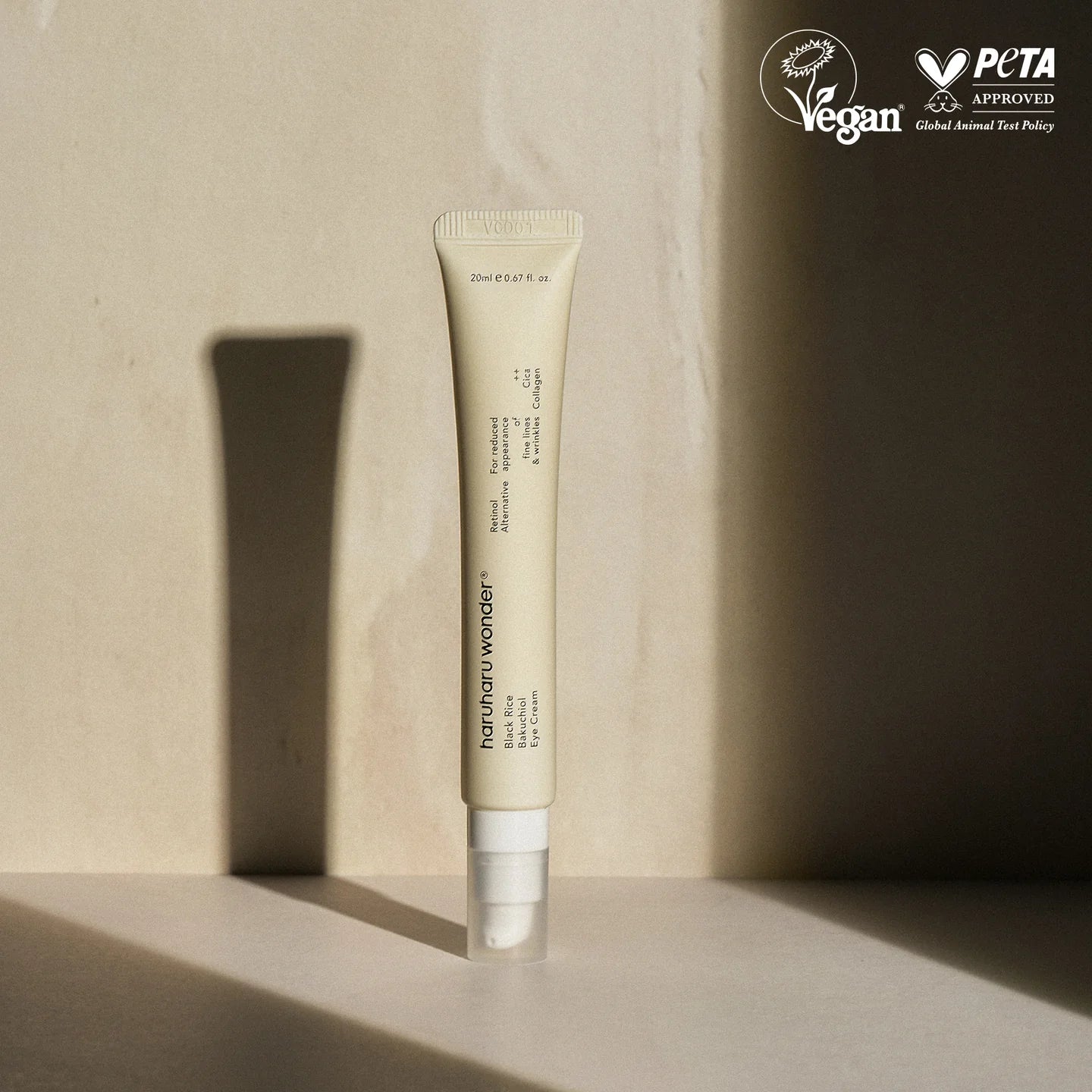 Haruharu Wonder Black Rice Bakuchiol Eye Cream (Unscented) 20ml 하루하루원더 블랙라이스 바쿠치올 아이크림 20ml