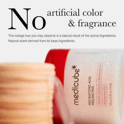 Medicube Red Succinic Acid Panthenol Pads 메디큐브 레드 석시닉 애씨드 패드 트러블개선