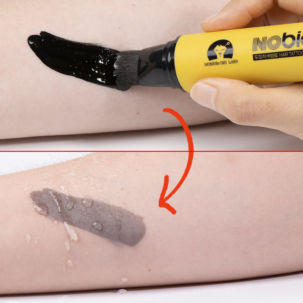 Nobier Plus Scalp Tattoo Brush 노비어 두피타투 바르는 흑채 Long-Lasting Scalp Coverage & Natural Hairline Tint