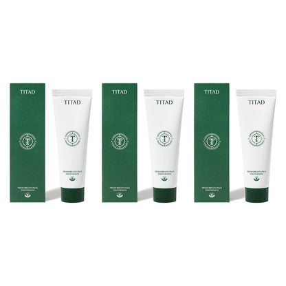 TITAD Fresh Breath Plus Toothpaste 100g 티타드 프레시 브레스 플러스 치약 100g 손태영 입냄새제거 치약 연예인치약 입냄새삭제치약 이민정치약