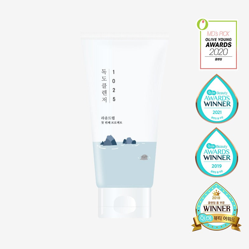 ROUND LAB 1025 Dokdo Cleanser 150ml 라운드랩 1025 독도 클렌저 150ml 약산성 초미세먼지 클렌징