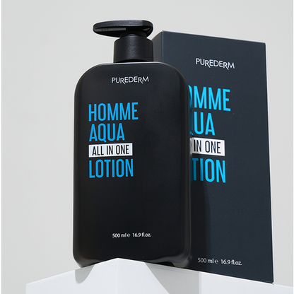 PUREDERM Homme Aqua All-In-One Lotion 500ml 퓨어덤 옴므 아쿠아 올인원 로션 500ml