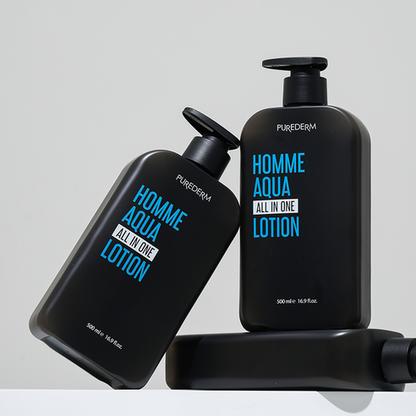 PUREDERM Homme Aqua All-In-One Lotion 500ml 퓨어덤 옴므 아쿠아 올인원 로션 500ml