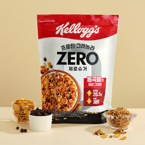 [PACK OF 2] Kellogg’s Protein Granola Zero Sugar 350g 켈로그 프로틴 그래놀라 제로슈거 350g