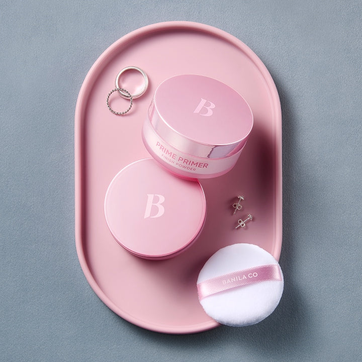 BANILA CO Prime Primer Finish Powder Pink Denim Limited Edition 바닐라코 프라임 프라이머 피니쉬 파우더 핑크 데님 한정 에디션
