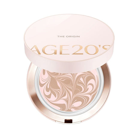 Age 20's The Origin Essence Pact Pink Latte Special Set [Case 1EA, Refill 2EA, Puff 2EA] SPF50+ PA+++ 에이지투웨니스 디오리진 에센스 팩트 핑크 라떼 세트 [케이스 1개, 리필 2개, 퍼프 2개 구성]SPF50+ PA+++