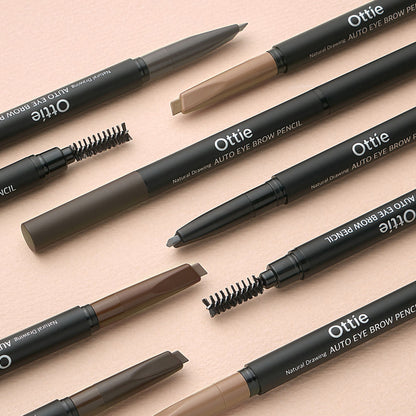 Ottie Natural Drawing Auto Eye Brow Pencil 5 Colors 오띠 네츄럴 드로잉 오토 아이브로우 펜슬 5색