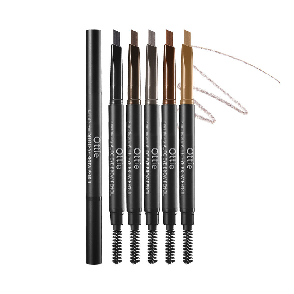 Ottie Natural Drawing Auto Eye Brow Pencil 5 Colors 오띠 네츄럴 드로잉 오토 아이브로우 펜슬 5색