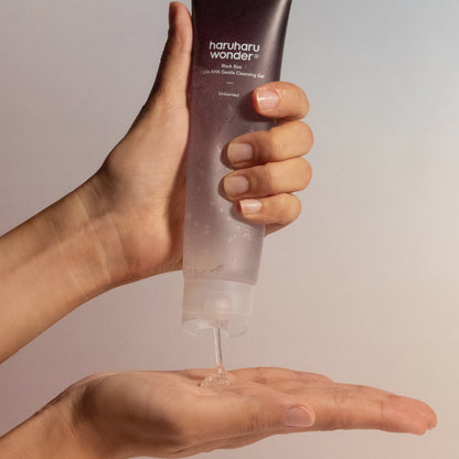Haruharu Wonder Black Rice Triple AHA Gentle Cleansing Gel Unscented 100ml 하루하루원더 블랙라이스 트리플 아하 젠틀 클렌징 젤 100ml