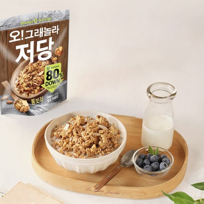 [PACK OF 2] Market O NATURE O! Granola Low Sugar Whole Barley Cereal 360g 마켓오네이처 오 그래놀라 저당 통보리 시리얼 360g