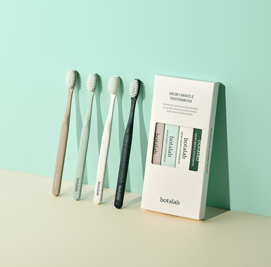 INCELLDERM Botalab Micro Bristle Toothbrush Set 4EA 인셀덤 보타랩 초극세모 칫솔 1세트 4개입