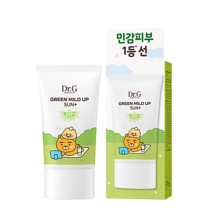 Dr.G x kakao Green Mild Up Sun+ SPF50+ PA++++ 50ml/1.69 fl.oz. 닥터지 x 카카오 콜라보 그린 마일드 업 선 플러스 SPF50+ PA++++ 50ml/1.69 fl.oz.