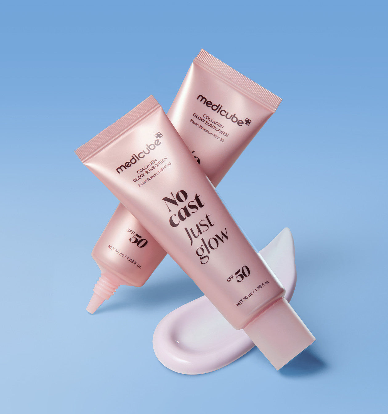 Medicube Glow Collagen Sunscreen 50ml Broad Spectrum SPF 50 메디큐브 콜라겐 글로우 선크림 50ml Broad Spectrum SPF 50