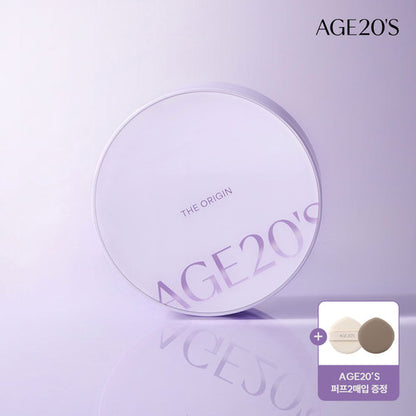AGE 20’s The Origin Tone Curation Essence Pact SPF50+ PA+++ 에이지 투웨니스 디오리진 에센스 팩트 기획세트 (본품+리필)