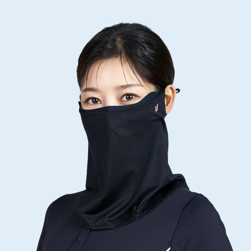 U2 SPORTS ML11 Double-Layer UV Protection Mask 유투스포츠 더블로 마스크 3가지 색 UPF 50+ UV Blocking Cooling Face & Neck Cover 골프 낚시 테니스 등산 사이클 자외선차단 UV차단 쿨링 얼굴 햇빛가리개