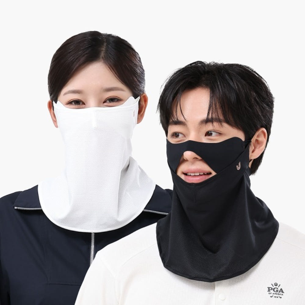 U2 SPORTS ML11 Double-Layer UV Protection Mask 유투스포츠 더블로 마스크 3가지 색 UPF 50+ UV Blocking Cooling Face & Neck Cover 골프 낚시 테니스 등산 사이클 자외선차단 UV차단 쿨링 얼굴 햇빛가리개
